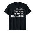 Grampa Myth Legend Father Day T-Shirt - Casual Everyday Wear for Adults - T-Shirt, Sweatshirt, Hoodie