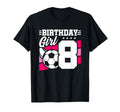 Soccer Birthday Party 8 Year Old 8Th T-Shirt - Aesthetic Graphic Unisex - T-Shirt, Sweatshirt, Hoodie