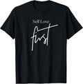 Self love first inspirational quotes for women - Adult & Kids T-Shirts, Sweatshirts & Hoodies apparel design preview 1