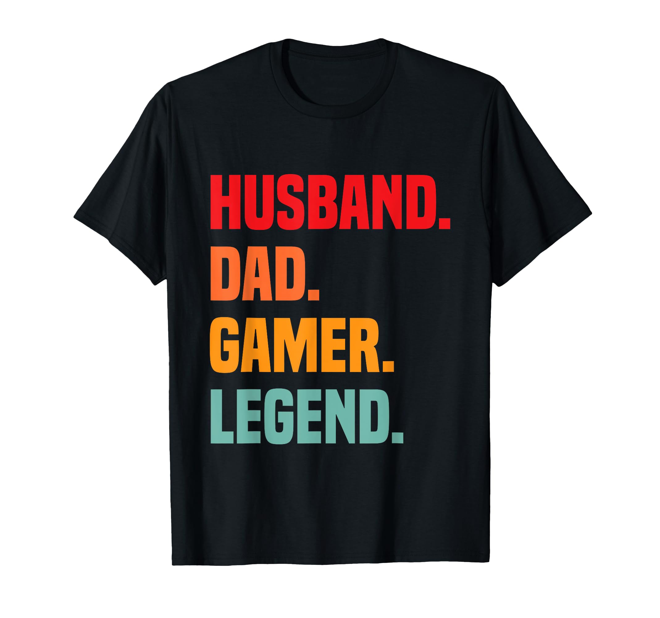 Funny Fathers Day Husband Dad Gamer T-Shirt - Minimalist Print Unisex - T-Shirt, Sweatshirt, Hoodie