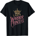Empowering Inspirational Warrior Princess Quote Girls - Adult & Kids T-Shirts, Sweatshirts & Hoodies apparel design preview 1