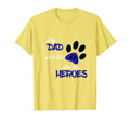 Police Dad K9 Dog My Dad His K9 Are T-Shirt - Novelty Apparel for Adults - T-Shirt, Sweatshirt, Hoodie