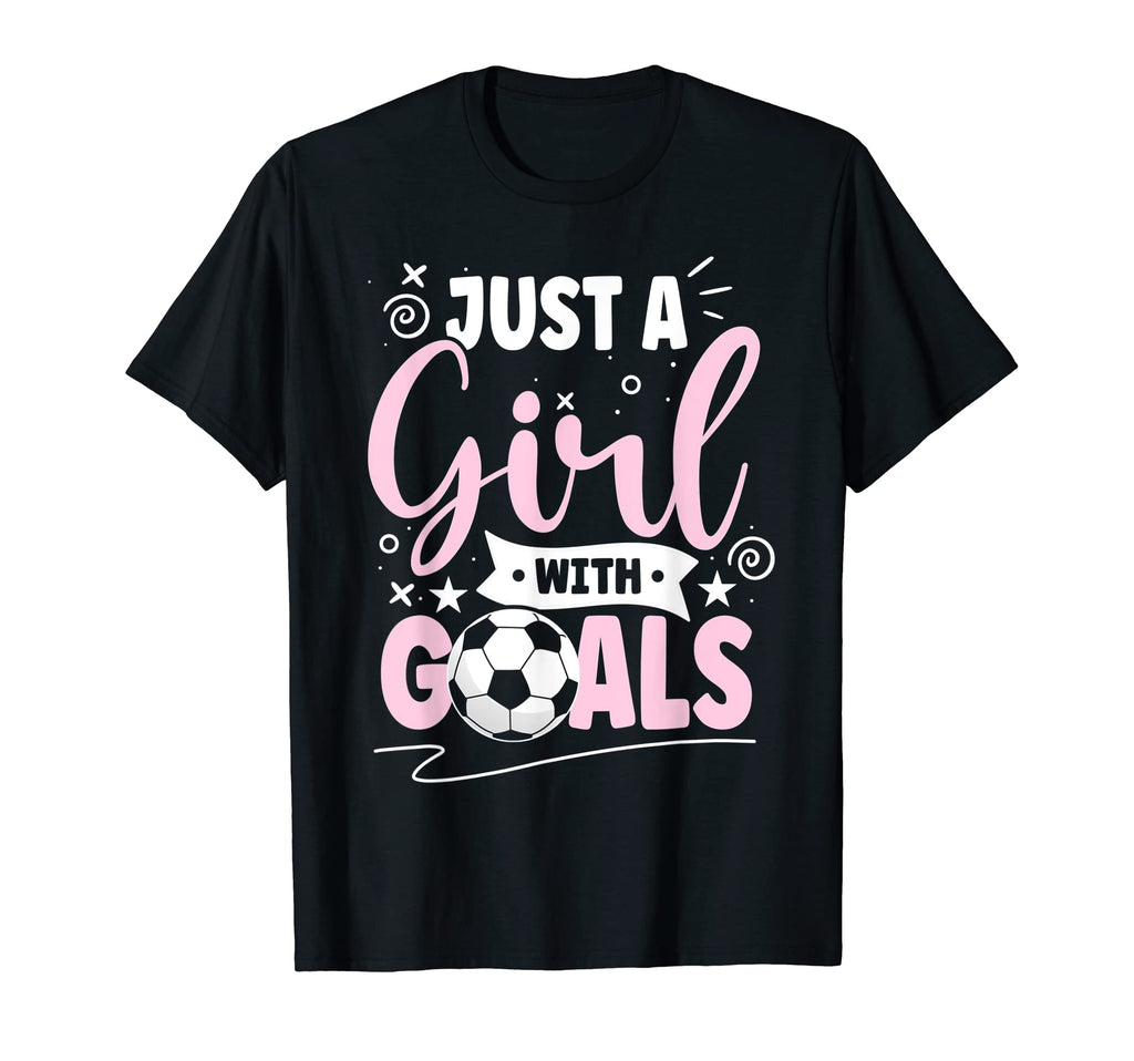 Just Goals Football Player Sports T-Shirt - Custom Art Print for Adults - T-Shirt, Sweatshirt, Hoodie