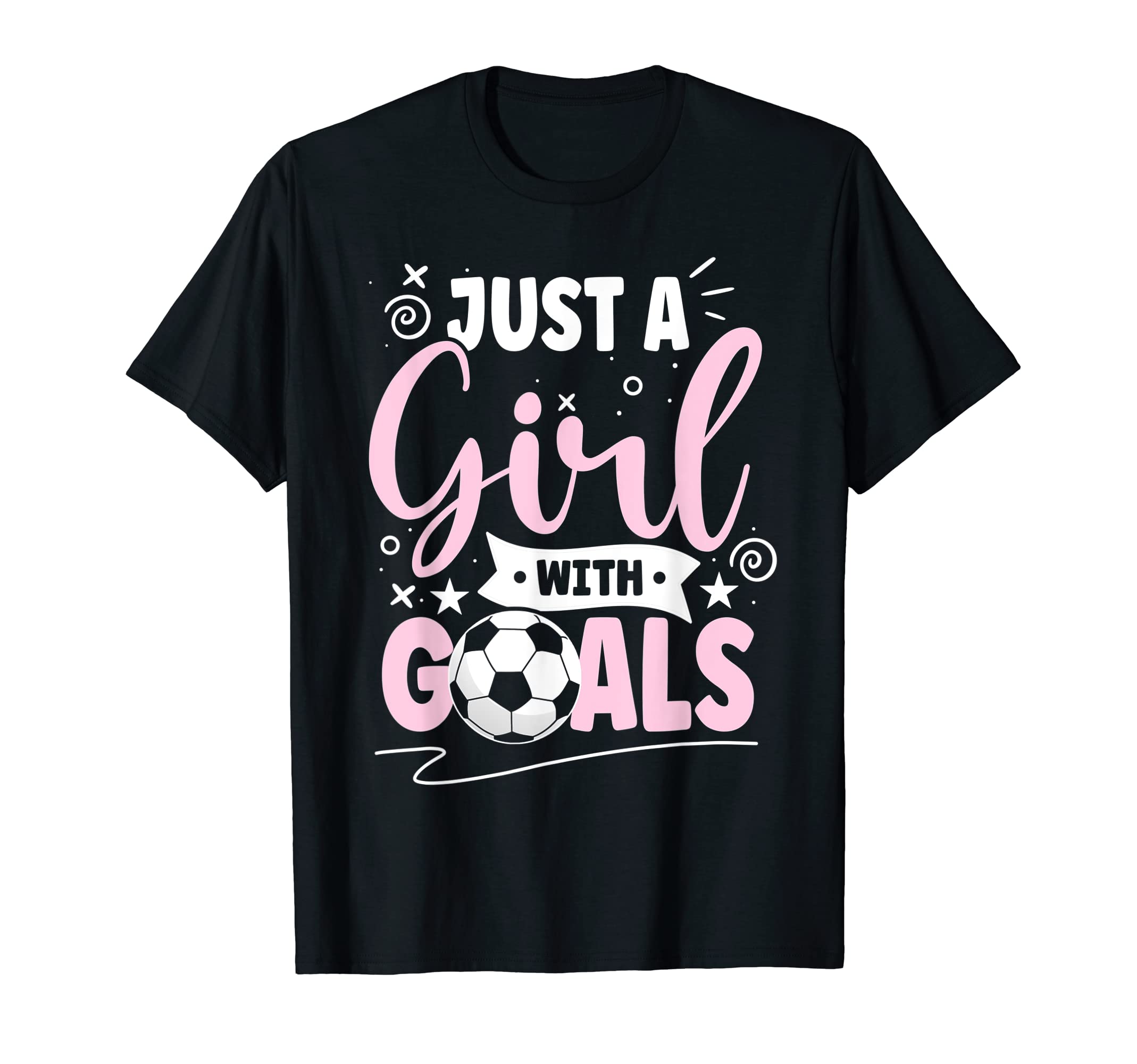 Just Goals Football Player Sports T-Shirt - Custom Art Print for Adults - T-Shirt, Sweatshirt, Hoodie
