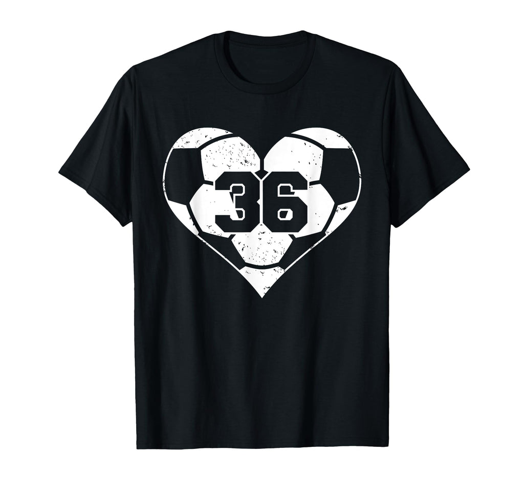 Soccer Number 36 Jersey Funny Soccer T-Shirt - Streetwear Style for Adults - T-Shirt, Sweatshirt, Hoodie