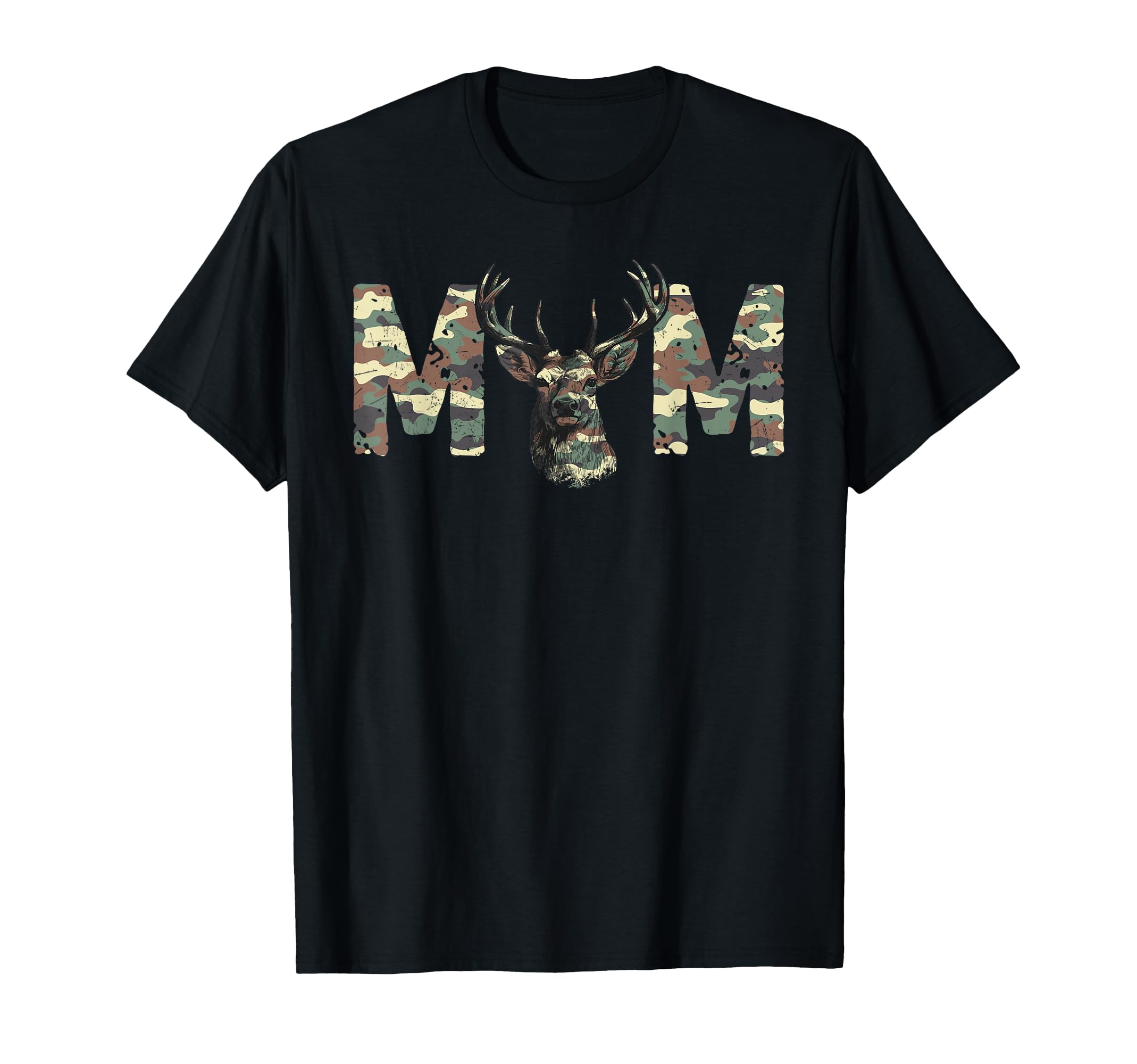 Camo Mom Hunting Camouflage Deer Fathers T-Shirt - Novelty Apparel Unisex - T-Shirt, Sweatshirt, Hoodie
