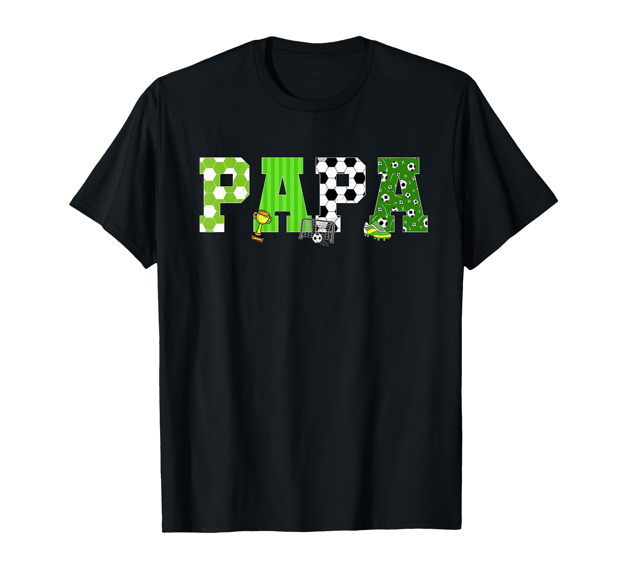 Soccer Papa Birthday Party Soccer Family T-Shirt - Minimalist Print Unisex - T-Shirt, Sweatshirt, Hoodie