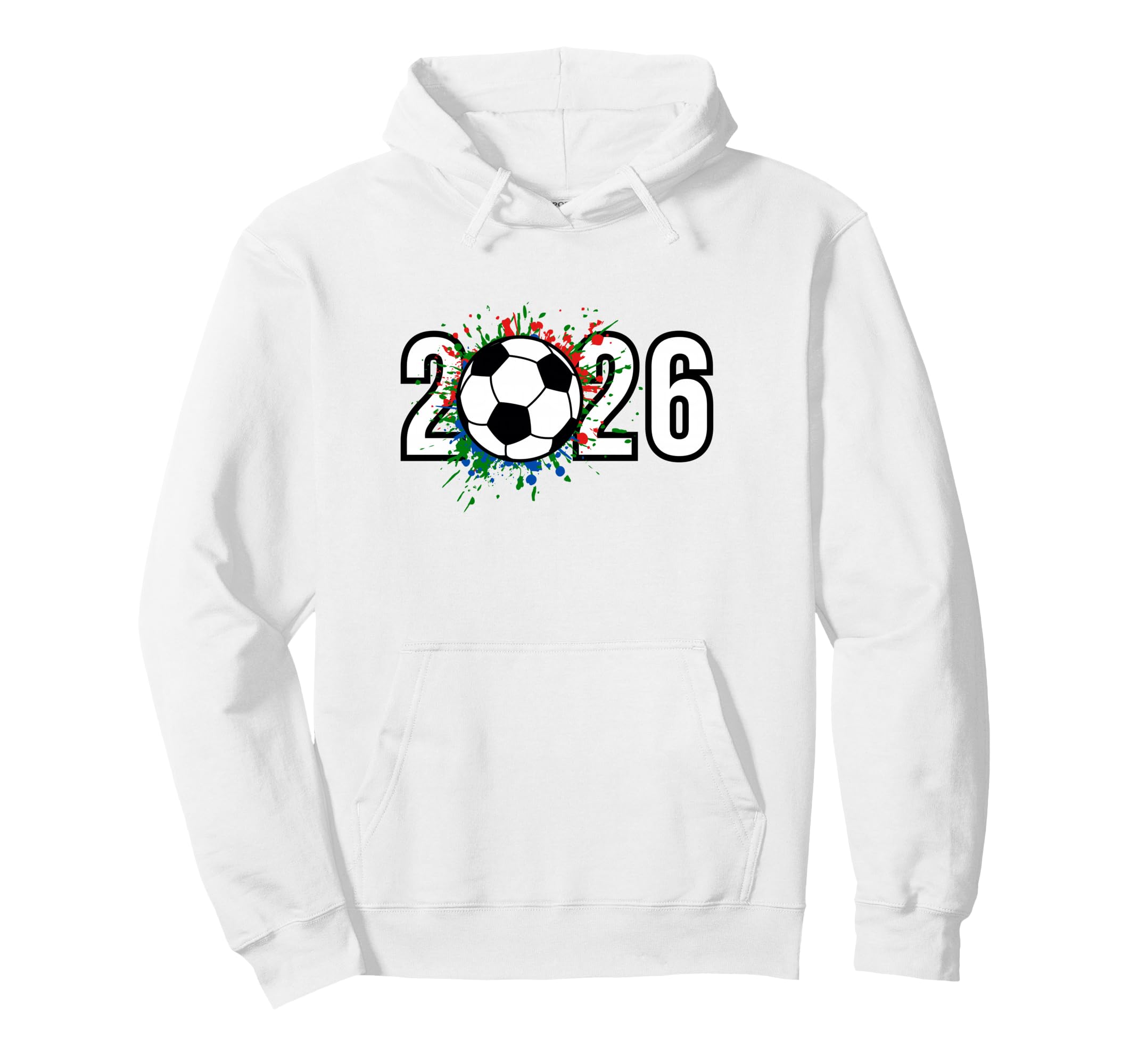 2026 Soccer Play Game Year Players Hoodie - Trendy Graphic for Adults - T-Shirt, Sweatshirt, Hoodie