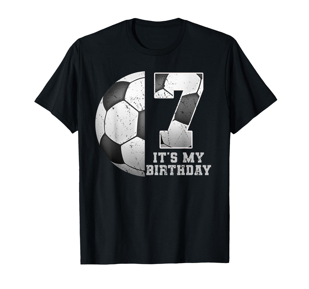 Birthday Tees 7 Soccer Its My 7Th Birthday T-Shirt - Trendy Graphic Unisex - T-Shirt, Sweatshirt, Hoodie