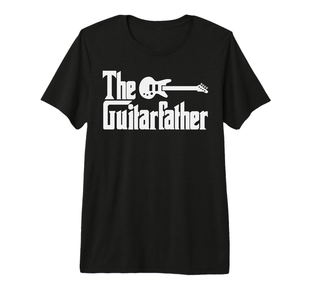 Fathers Day Guitar Father Musician T-Shirt - Custom Art Print Men Women - T-Shirt, Sweatshirt, Hoodie