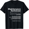 Job Definition Funny Sarcastic Maintenance Technician - Adult & Kids T-Shirts, Sweatshirts & Hoodies apparel design preview 1