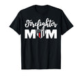 Firefighter Mom Proud Mother Thin Red T-Shirt - Graphic Print Men Women - T-Shirt, Sweatshirt, Hoodie
