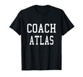 Coach Atlas Custom Football Soccer T-Shirt - Aesthetic Graphic for Adults - T-Shirt, Sweatshirt, Hoodie