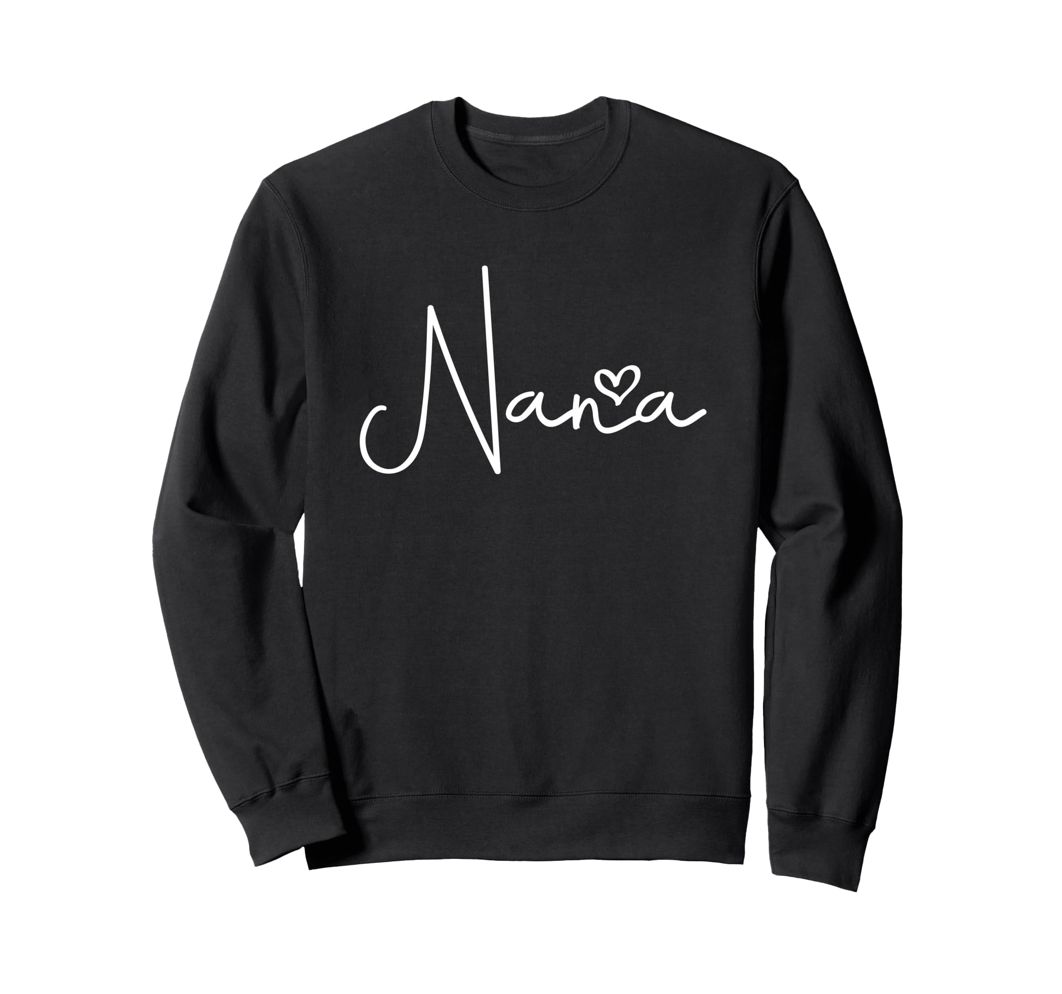 Nana Heart Minimal Grandma Sweatshirt - Novelty Apparel Men Women - T-Shirt, Sweatshirt, Hoodie
