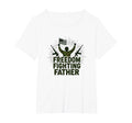 Army Dad Freedom Fighting Father T-Shirt - Unique Graphic Men Women - T-Shirt, Sweatshirt, Hoodie