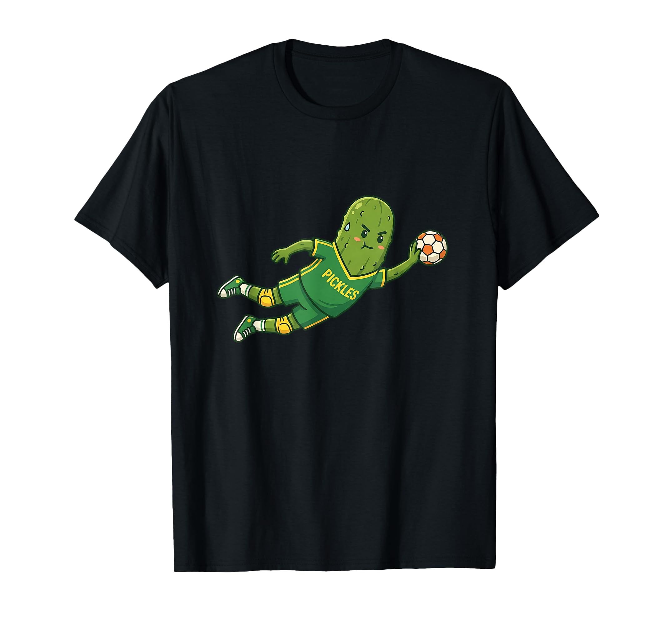 Pickles Funny Soccer Goalie Cartoon T-Shirt - Minimalist Print Unisex - T-Shirt, Sweatshirt, Hoodie