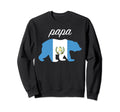 Papa Bear Guatemala Flag Guatemalan Sweatshirt - Custom Art Print Unisex - T-Shirt, Sweatshirt, Hoodie