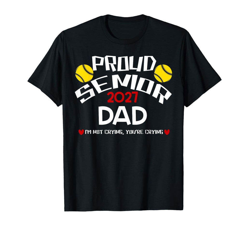 Proud Senior Dad 2027 Tennis Family T-Shirt - Unique Graphic Men Women - T-Shirt, Sweatshirt, Hoodie