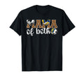 Mama Both Leopard Soccer Volleyball Mom T-Shirt - Graphic Print Men Women - T-Shirt, Sweatshirt, Hoodie