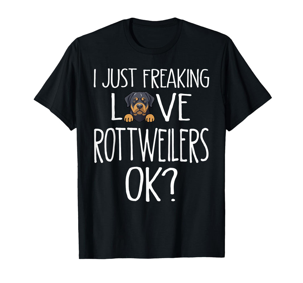 Rottie Dog Mom Dog Dad Funny Rottweiler T-Shirt - Graphic Print Men Women - T-Shirt, Sweatshirt, Hoodie