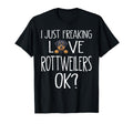 Rottie Dog Mom Dog Dad Funny Rottweiler T-Shirt - Graphic Print Men Women - T-Shirt, Sweatshirt, Hoodie