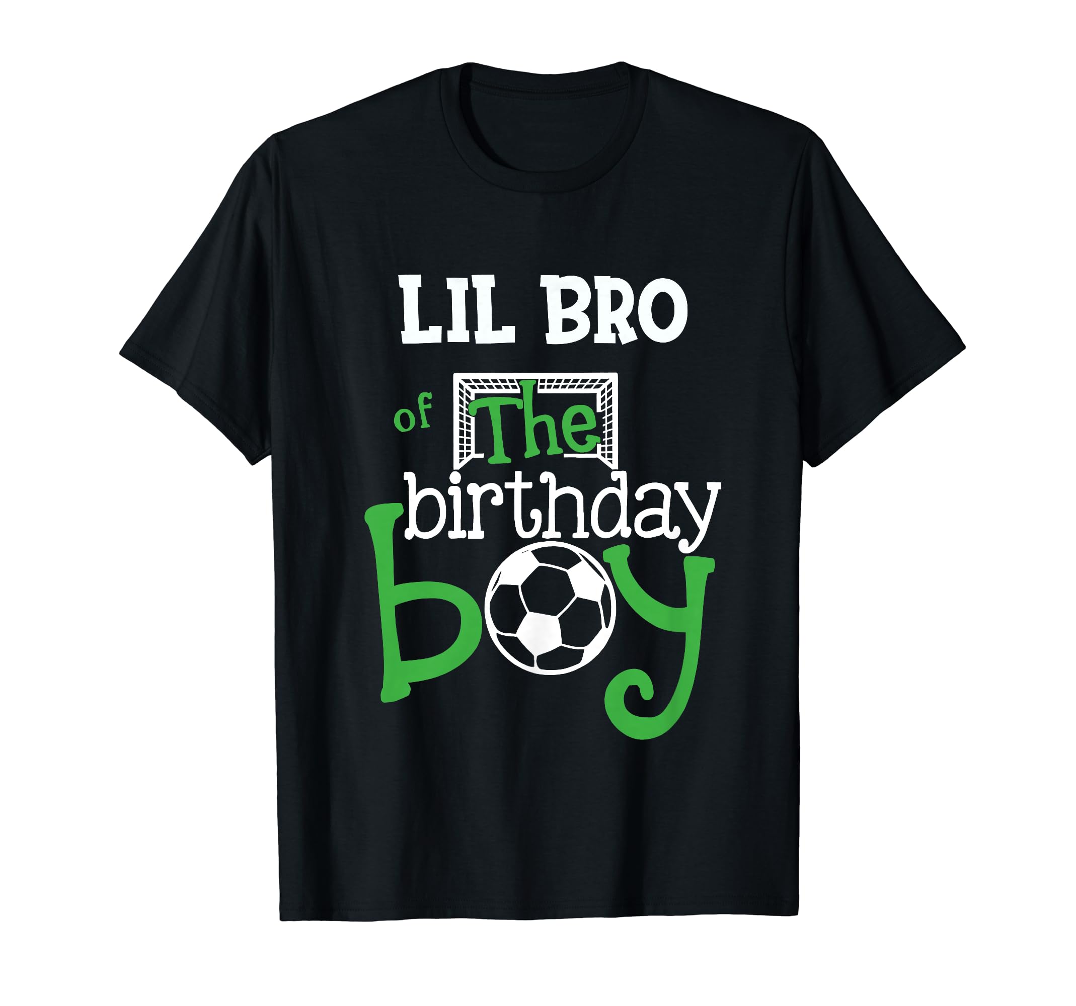 Lil Brother Birthday Soccer Player T-Shirt - Custom Art Print Unisex - T-Shirt, Sweatshirt, Hoodie