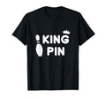 King Pin Bowling Funny Couples Bowler T-Shirt - Minimalist Print Men Women - T-Shirt, Sweatshirt, Hoodie