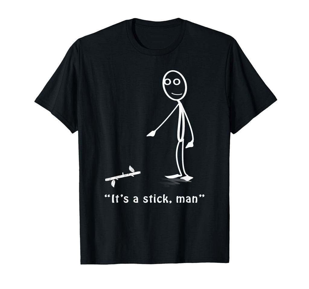 Funny Its Stick Stickman Costume T-Shirt - Custom Art Print for Adults - T-Shirt, Sweatshirt, Hoodie