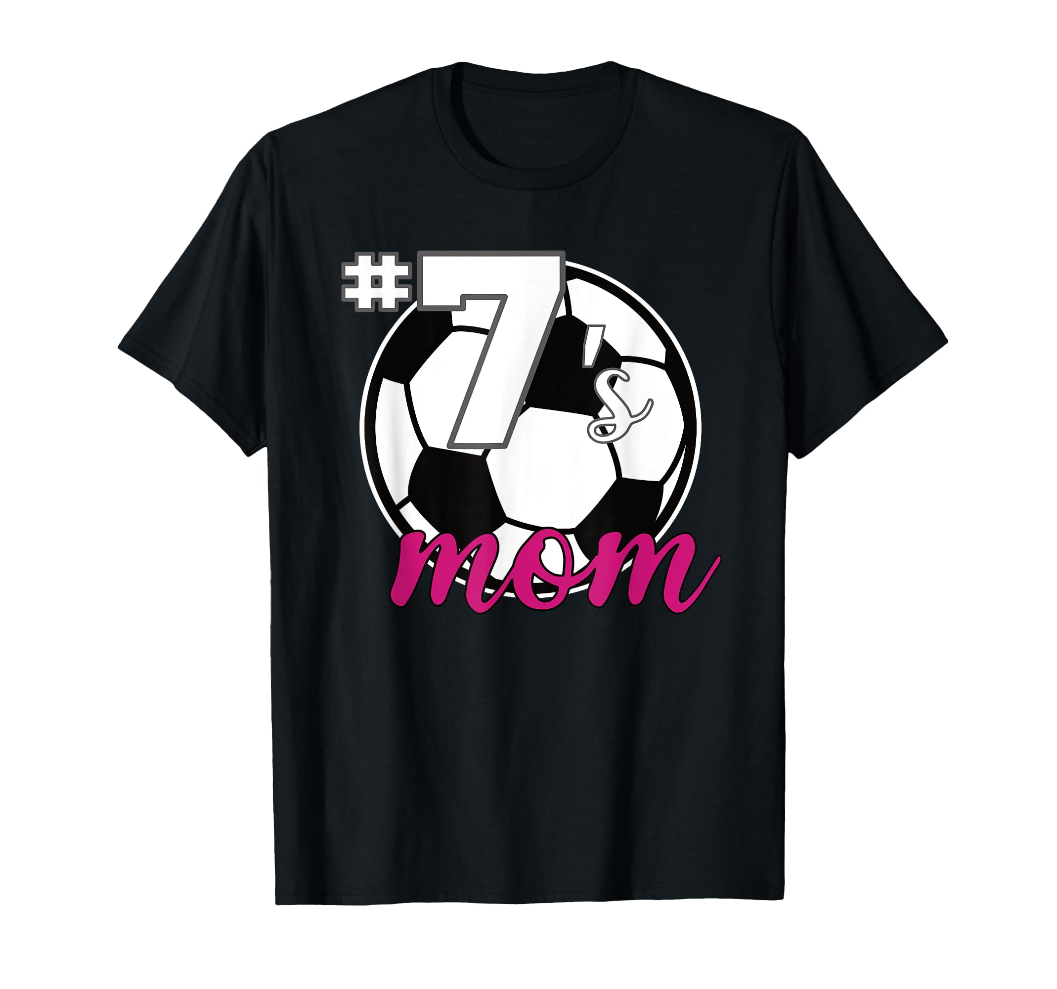 Soccer Mom 7S Mom Number 7 Soccer Jersey T-Shirt - Novelty Apparel Unisex - T-Shirt, Sweatshirt, Hoodie