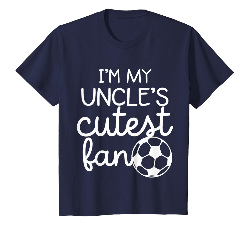 Im My Uncles 1 Cutest Fan Soccer T-Shirt - Aesthetic Graphic Men Women - T-Shirt, Sweatshirt, Hoodie