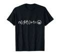 Happiness Is N 1 Bike Away T-Shirt - Fun Novelty Design Men Women - T-Shirt, Sweatshirt, Hoodie