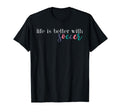 Life Is Better Soccer Soccer Mom T-Shirt - Trendy Graphic for Adults - T-Shirt, Sweatshirt, Hoodie