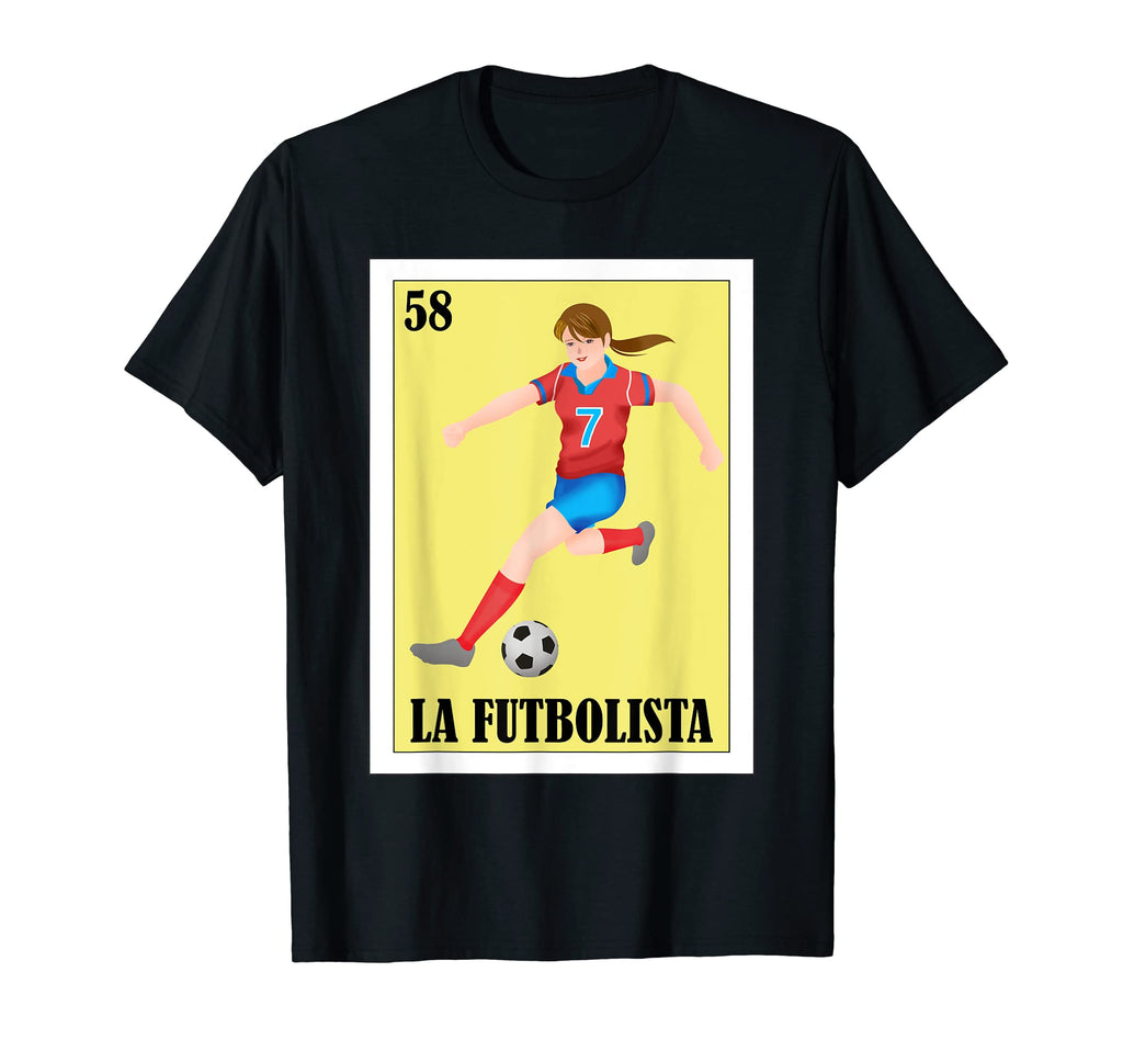 Funny Mexican Soccer La Futbolista T-Shirt - Aesthetic Graphic for Adults - T-Shirt, Sweatshirt, Hoodie