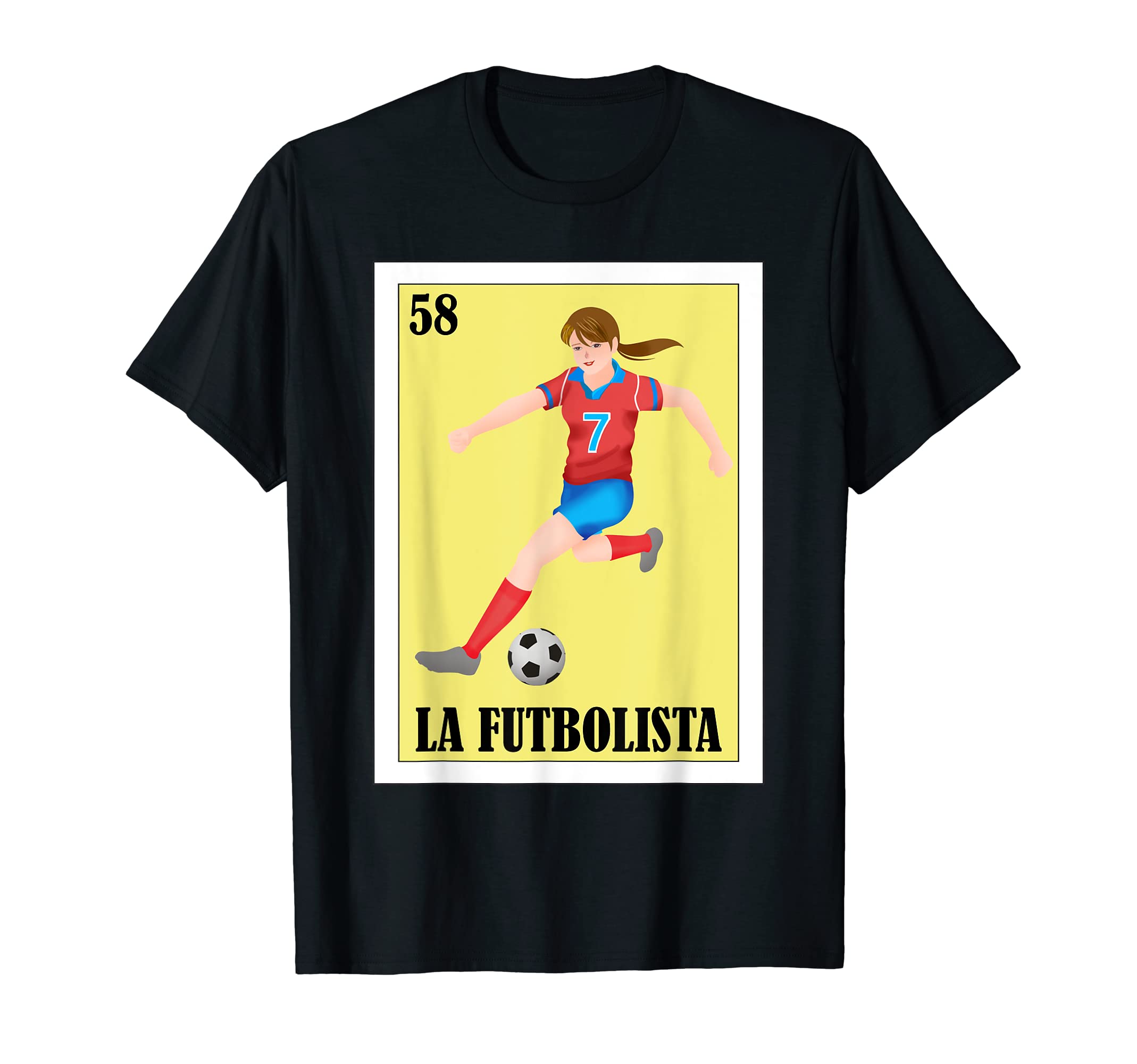 Funny Mexican Soccer La Futbolista T-Shirt - Aesthetic Graphic for Adults - T-Shirt, Sweatshirt, Hoodie
