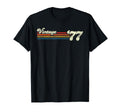 1977 Chest Stripe Birthday T-Shirt - Fun Novelty Design Men Women - T-Shirt, Sweatshirt, Hoodie