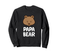 Funny Papa Bear Papa Bear Papa Sweatshirt - Aesthetic Graphic Men Women - T-Shirt, Sweatshirt, Hoodie