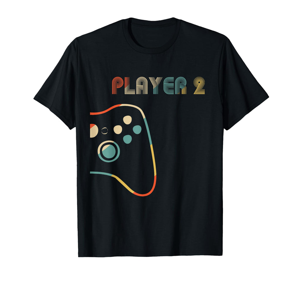 Matching Gamer Couple Player 1 Player 2 T-Shirt - Unique Graphic Men Women - T-Shirt, Sweatshirt, Hoodie
