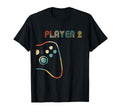 Matching Gamer Couple Player 1 Player 2 T-Shirt - Unique Graphic Men Women - T-Shirt, Sweatshirt, Hoodie