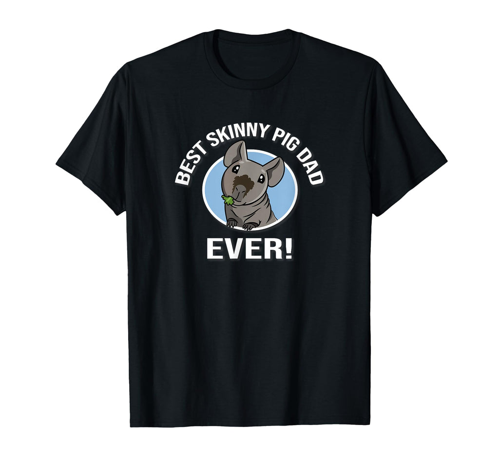 Funny Kawaii Best Dad Black Hairless T-Shirt - Minimalist Print Men Women - T-Shirt, Sweatshirt, Hoodie