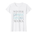 Mama Blue Winter Onederland 1St T-Shirt - Graphic Print for Adults - T-Shirt, Sweatshirt, Hoodie