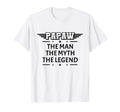 Papaw Myth Legend Dad Grandpa T-Shirt - Fun Novelty Design for Adults - T-Shirt, Sweatshirt, Hoodie