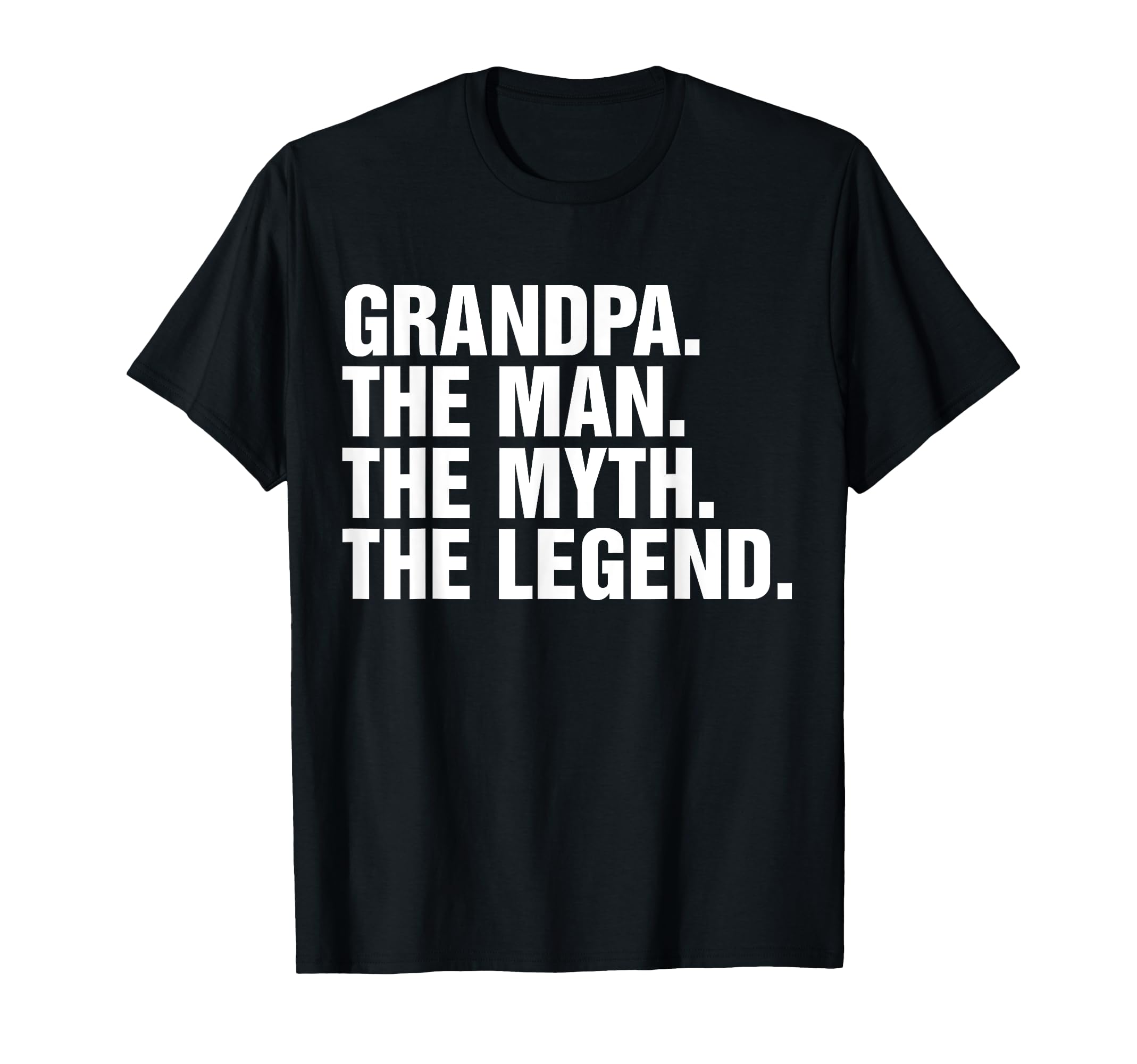 Grandpa Myth Legend T-Shirt - Graphic Print Unisex - T-Shirt, Sweatshirt, Hoodie