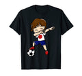 Dabbing Soccer Player Japanese Flag T-Shirt - Novelty Apparel for Adults - T-Shirt, Sweatshirt, Hoodie