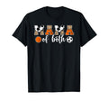 Mama Both Leopard Basketball Soccer Mom T-Shirt - Novelty Apparel Men Women - T-Shirt, Sweatshirt, Hoodie