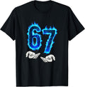 6 7 Meme Six Seven 67 Hands Funny Men Girls Boys - Adult & Kids T-Shirts, Sweatshirts & Hoodies apparel design preview 1