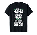 My Heart Belongs To Soccer Grandma Sport T-Shirt - Novelty Apparel Unisex - T-Shirt, Sweatshirt, Hoodie