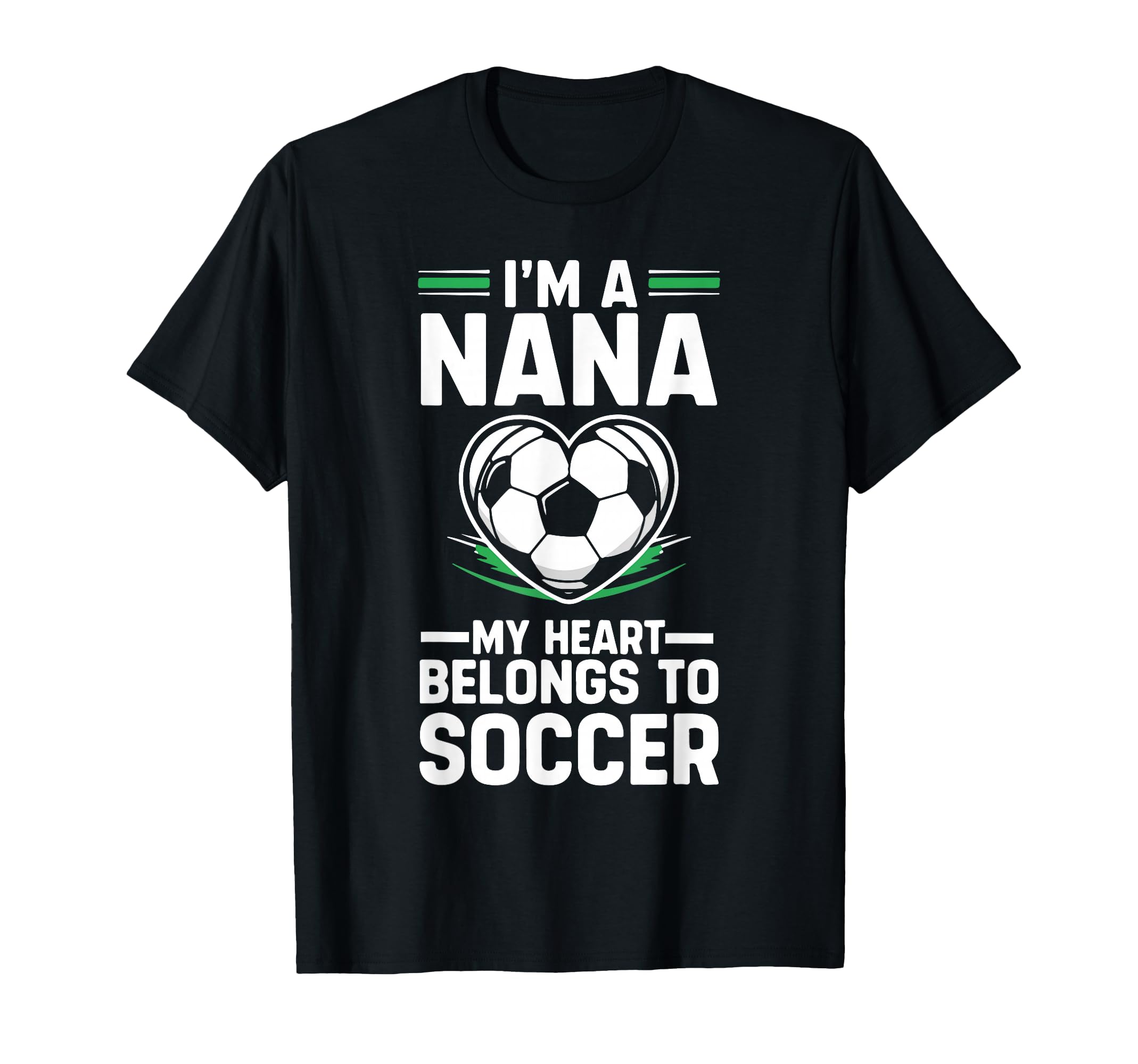 My Heart Belongs To Soccer Grandma Sport T-Shirt - Novelty Apparel Unisex - T-Shirt, Sweatshirt, Hoodie