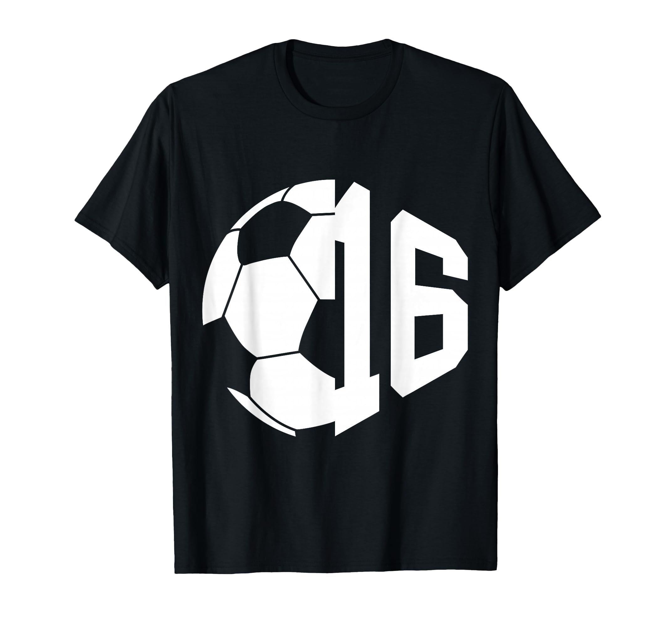 Number 16 Years Soccer 16Th Birthday T-Shirt - Streetwear Style Unisex - T-Shirt, Sweatshirt, Hoodie