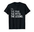Pa Myth Legend Fathers Day Grandpa T-Shirt - Aesthetic Graphic Unisex - T-Shirt, Sweatshirt, Hoodie