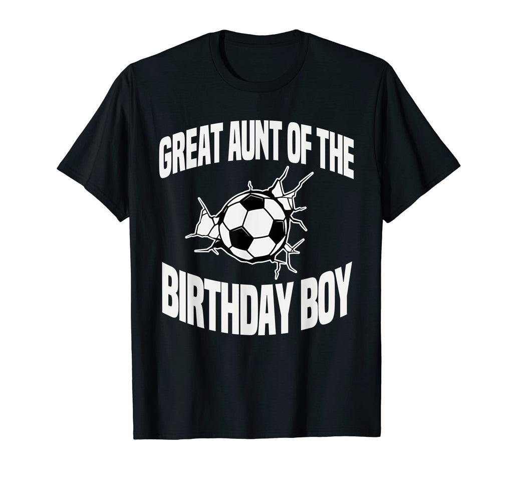 Great Aunt Birthday Soccer Ball Team T-Shirt - Graphic Print for Adults - T-Shirt, Sweatshirt, Hoodie